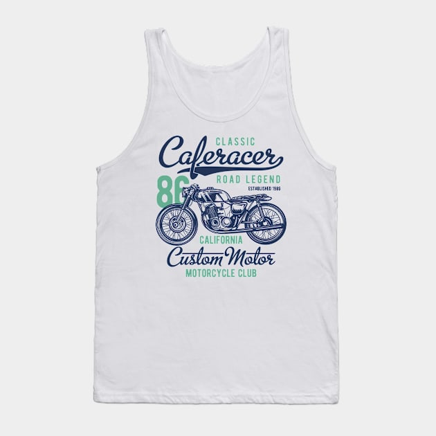 Classic Cafe Racer Tank Top by Verboten